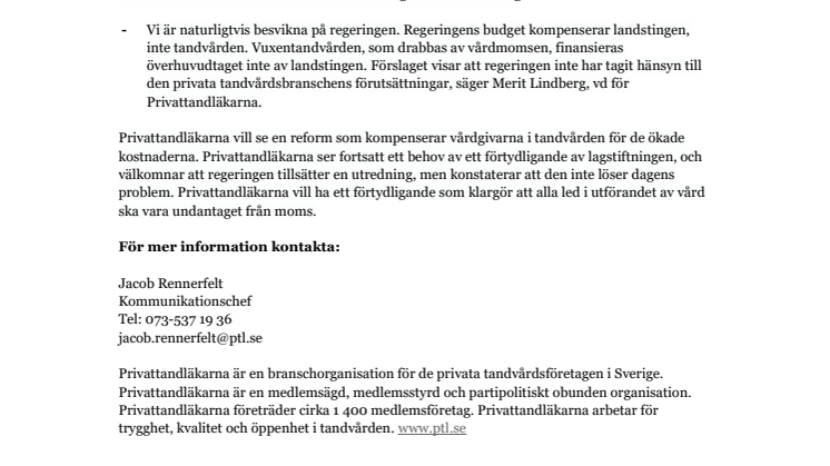 Höstbudgeten en besvikelse