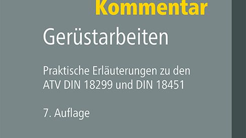 VOB/C Kommentar – Gerüstarbeiten, 7. Auflage (2D/jpg)