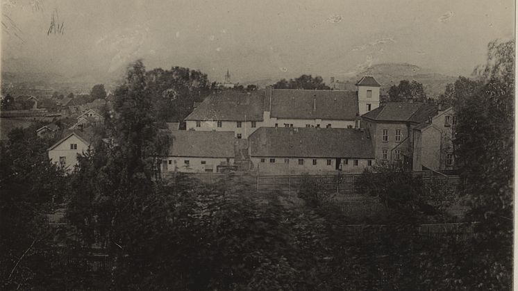 Oslo hospital Foto ca 1880. Oslo byarkiv