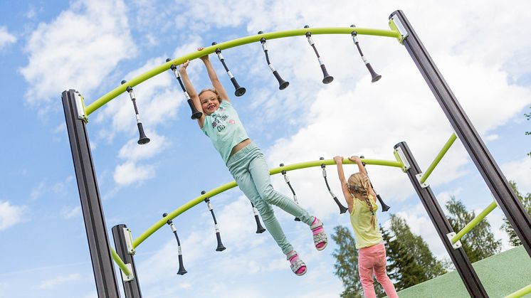 Søve har nå svanemerket nesten 250 produkter til lekeplasser og utegym. Fotograf: Max Emmanuelson