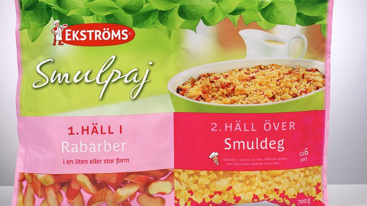 Ekströms Smulpaj - rabarber