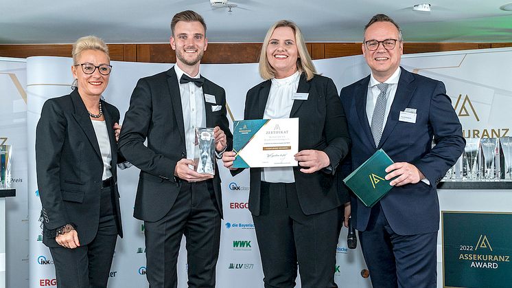 SIGNAL IDUNA gewinnt Assekuranz Award „Kranken“