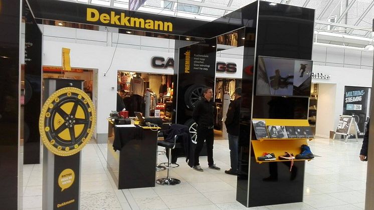 Dekkmann er på plass med sin Pop Up store på Åsane senter. Står rett ved Narvesen i 1. etg.