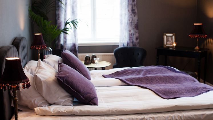 Hotellrum i Trädgårdsmästarvillan