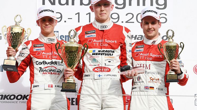 Danske Nicklas Nielsen ligger nu samlet nr. 3 i Audi Sport TT Cup
