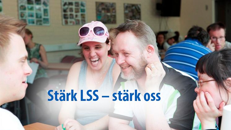 Stärk LSS och stärk personer med utvecklingsstörning, med familjer! Fotograf Ola Elmqvist