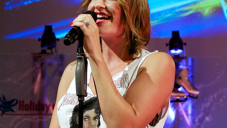 Live Gig für HOLIDAY ON ICE: Sarah Connor singt live bei SPEED 