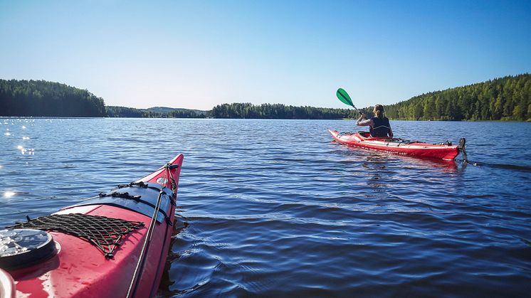 Kayak in Dalarna