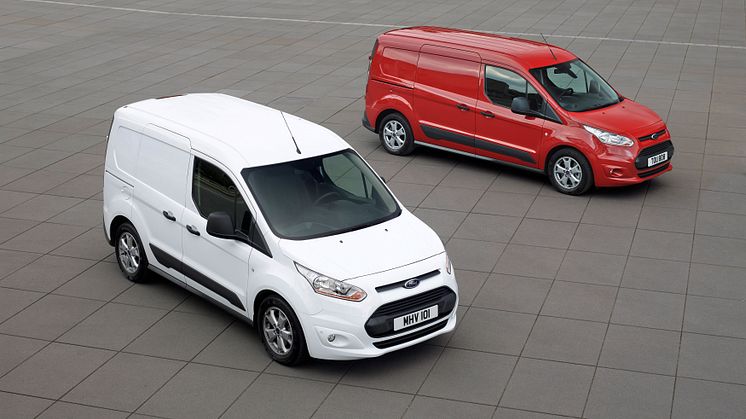 Ford Transit Connect med klasseledende  drivstofføkonomi og teknologiske løsninger