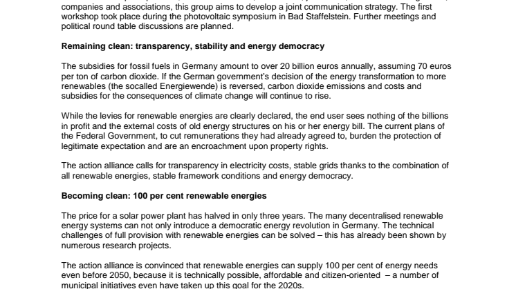 Energy Democracy TV has joined the Action Alliance for Communication in the Renewable Energy Sector