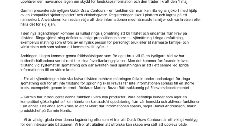 Nu blir det tillåtet att kartlägga djup i hav i Sverige för personligt bruk