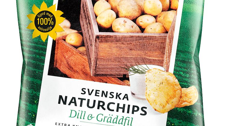 Svenska Naturchips, Dill & Gräddfil