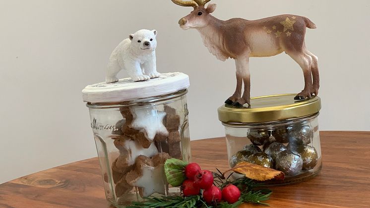 DIY_Tiergläser_Eisbär und Rentier