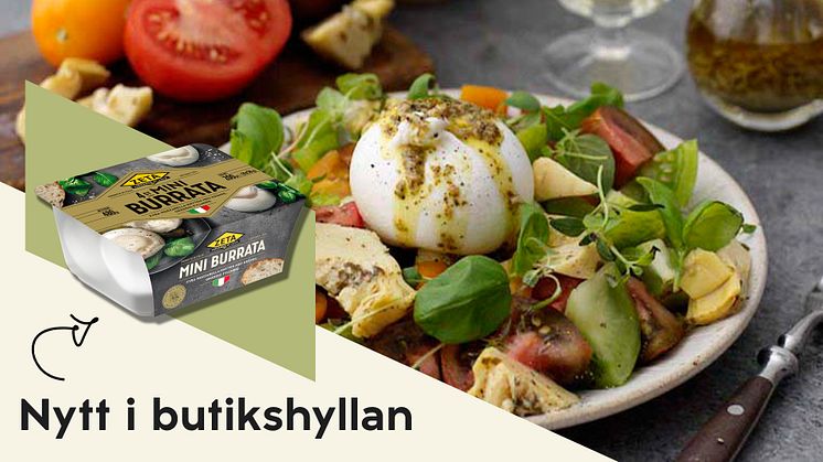 Zeta lanserar små portionsburrata!