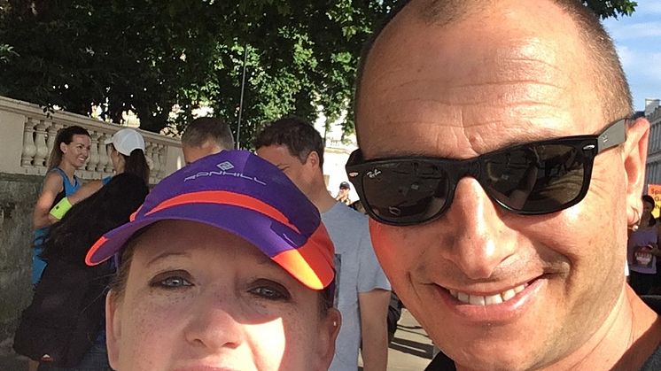 Dereham resident tackles marathon for charity after partner has eight mini-strokes 