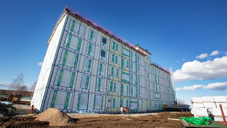 I Sveriges bästa kommun på bygglov pågår ett stort antal byggprojekt just nu. Foto: Josefin Wiklund/KOMM