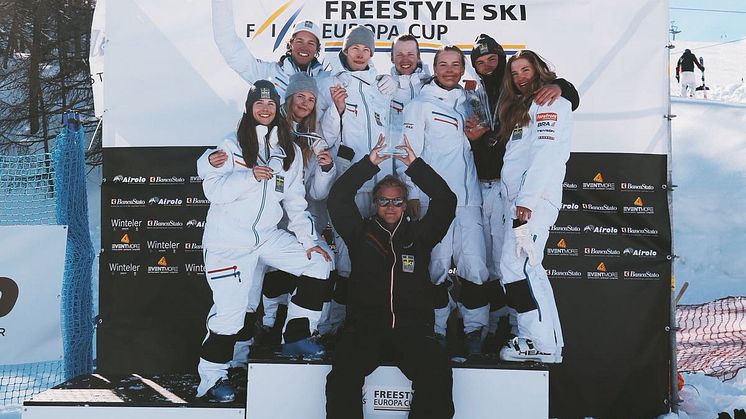 Det svenska EC-laget tog hem nationscupen och fem pallplatser i den totala Europacupen.