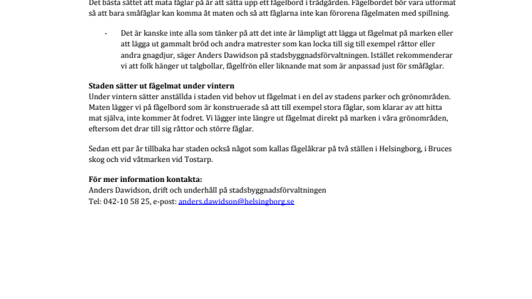 ​Fågelmat kan locka råttor