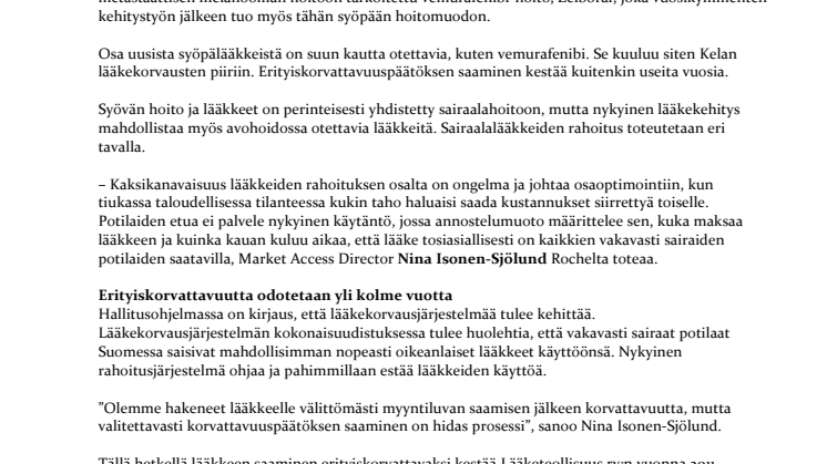 Lainsäädäntö vastaamaan lääkekehitystä