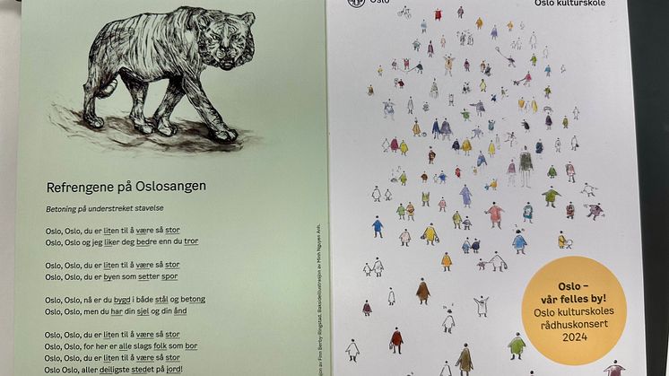 Oslo kulturskoles Rådhuskonsert 2024 Program