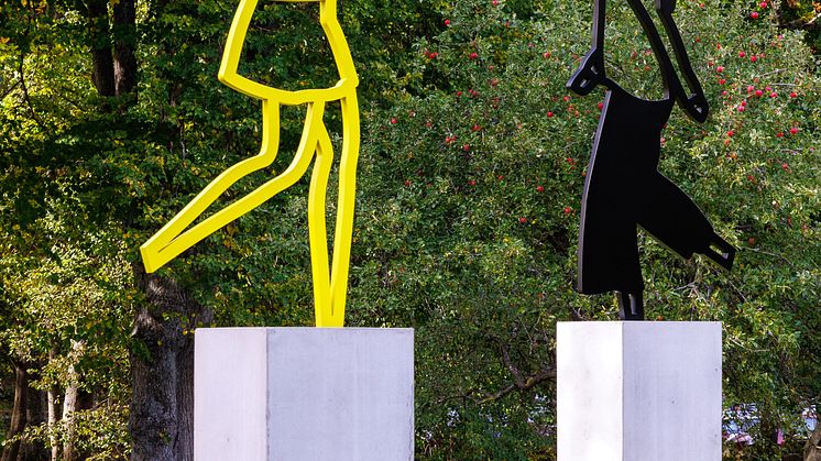 Julian Opie. Elena 1. Sonia 1. Foto_Eivind Lauritzen_3