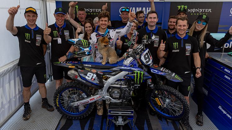 MXGP：グランプリ優勝を果たしMXGPの銅メダルを獲得した#91 ジェレミー・シーワー選手（YZ450FM）