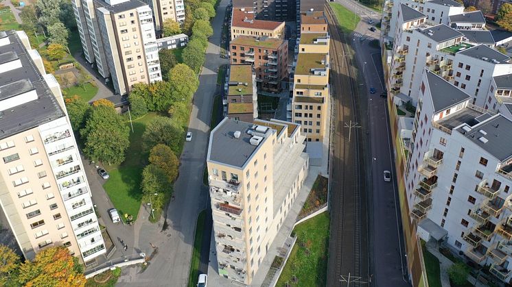 Nyproduktion på Mandolingatan i Västra Frölunda. Foto: Magnus Brink
