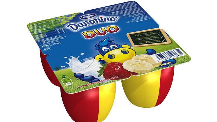 Danonino DUO Jordgubb-Banan