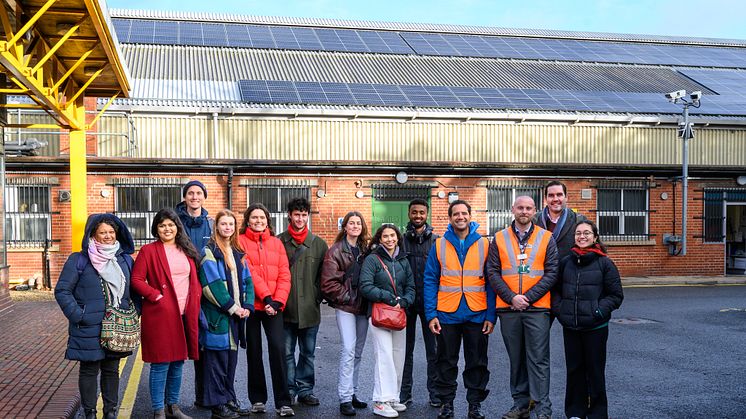 Energy Garden graduates visit solar facilityat Streatham Hill Depot