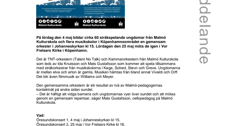 Kulturskolor möts över sundet