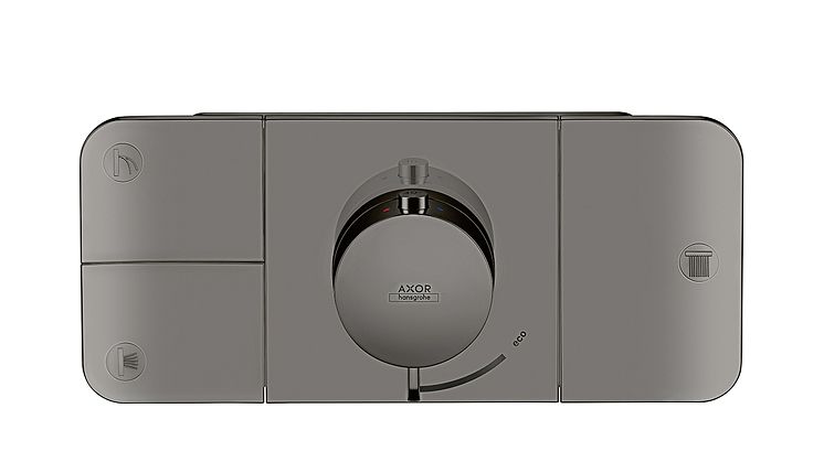 Axor One_Thermostat_Polished_Black_Chrome