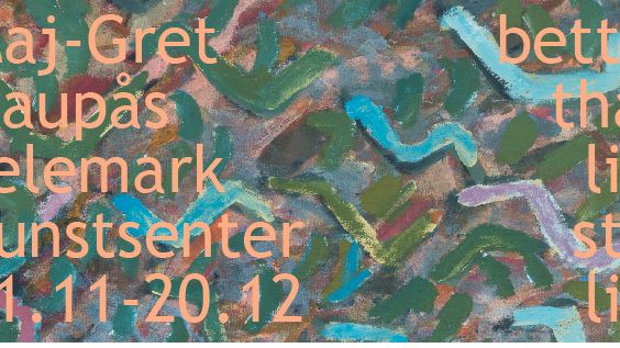 Maj-Gret Gaupås viser nye maleri fra 21. november - 20. desember på Telemark kunstsenter