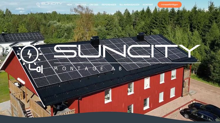 Solpaneler från Suncity Montage
