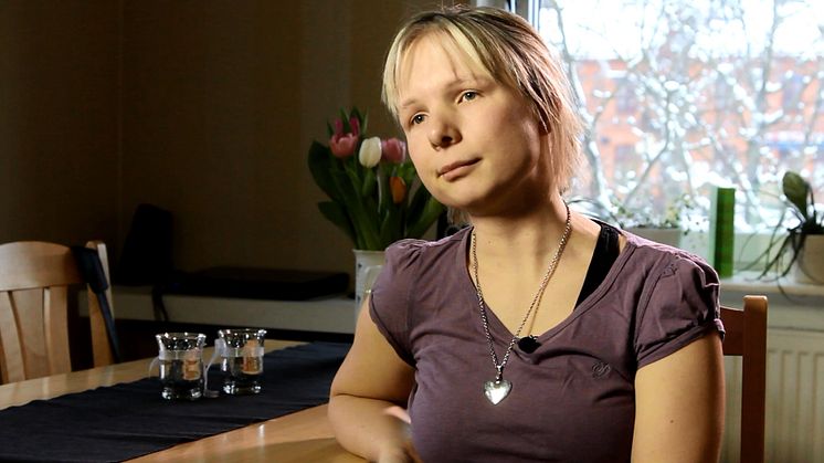 Emma Falk som vill åka skidor och träffa kusinen Thomas Wassberg