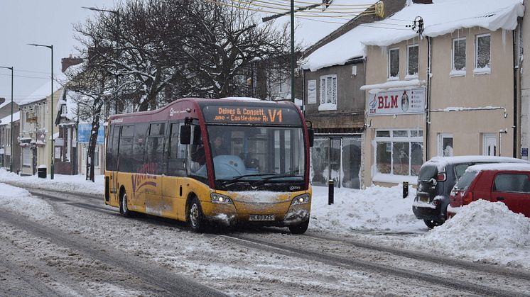The severe weather proved challenging 