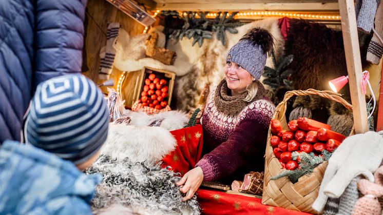 Högkvalitativ och 100 % stämningsfull juluppladdning blir det på Katrinetorps julmarknad i Malmö den 8-10 december 2023. Foto Apelöga (c) Malmö stad.