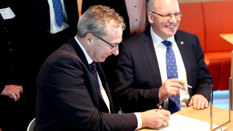 John Brædder (Borgmester fra Guldborgsund Kommune), Roland Methling (Borgmester fra Rostock)