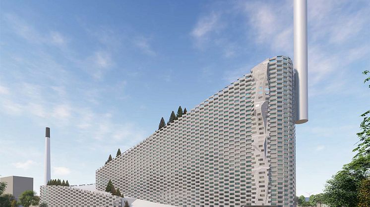 Klätterväggens höjd på 80 meter motsvarar ungefär en skyskrapa på 20–25 våningar. Bild: Walltopia