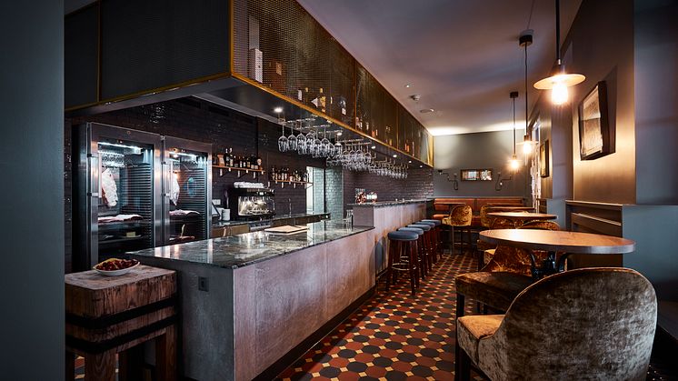 Bar at Spedition Hotel & Restaurant, Thun, Switzerland - design by Stylt