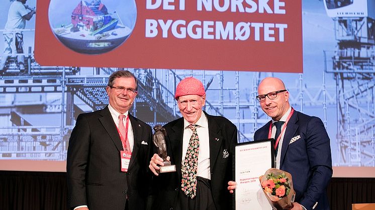 Fra venstre Carl Otto Løvenskiold, Olav Thon og Gunnar Glavin Nybø