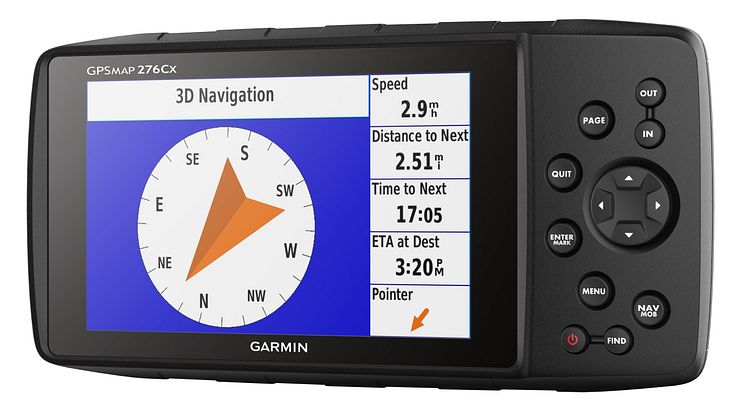 Legenden är tillbaka:  Garmin® GPSMAP 276Cx är navigatorn för all slags terräng 