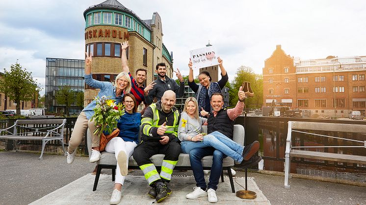 Bostäder i Borås firar sin certifiering som Great Place To Work.
