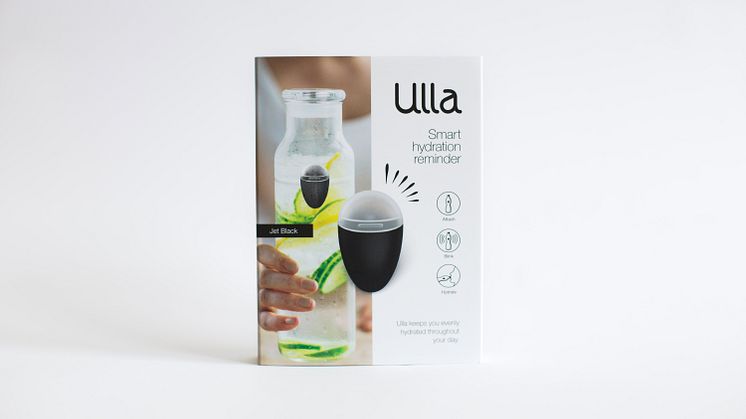 Vätskepåminnaren Ulla, svart förpackning