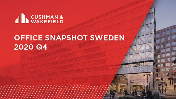 I senaste Office Snapshot Sweden presenterar Cushman & Wakefield aktuella kvartalsdata och trender för kontorsmarknaden i storstadsregioner över hela Sverige.