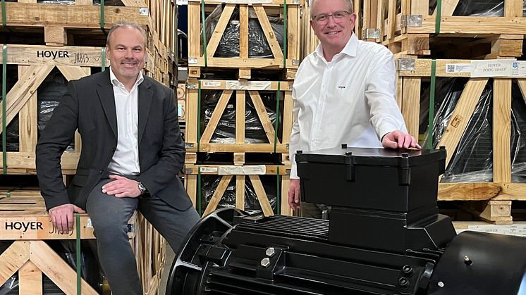 Karsten Hjorth Rygaard, Global Key Account Manager - Shipowners and Brian Byskov, Segment Manager - After Sales, Hoyer Motors