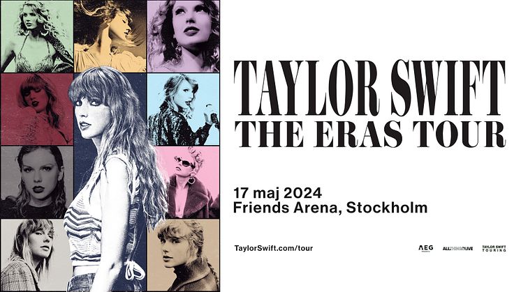Taylor Swift | The Eras Tour till Sverige – datum för Storbritannien och Europa annonseras