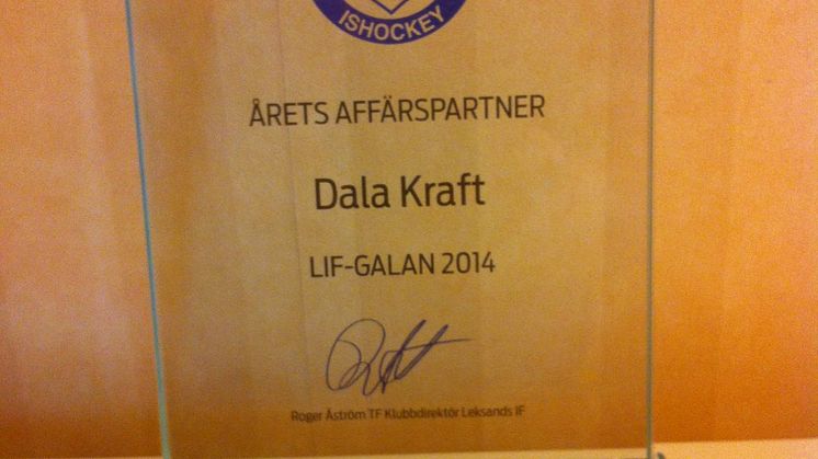 Dalakraft utsedd till årets affärspartner