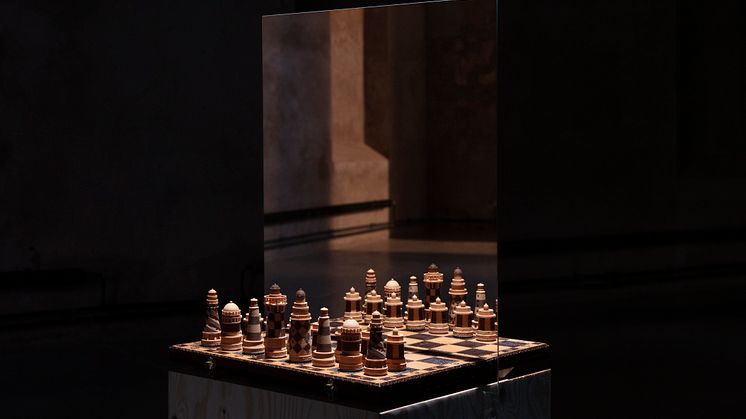 Detalj CHECKMATE, 2020, Youngjae Lih, installation