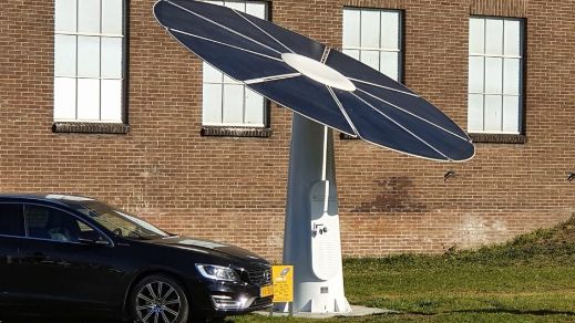 Das Ecoplant Sonnenverfolgungs-Solarsystem 