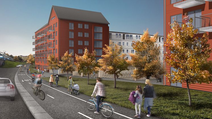 Hyresgästerna är en viktig del i utvecklingen av bostadskvarteren - både det befintliga och det nya som adderas. 